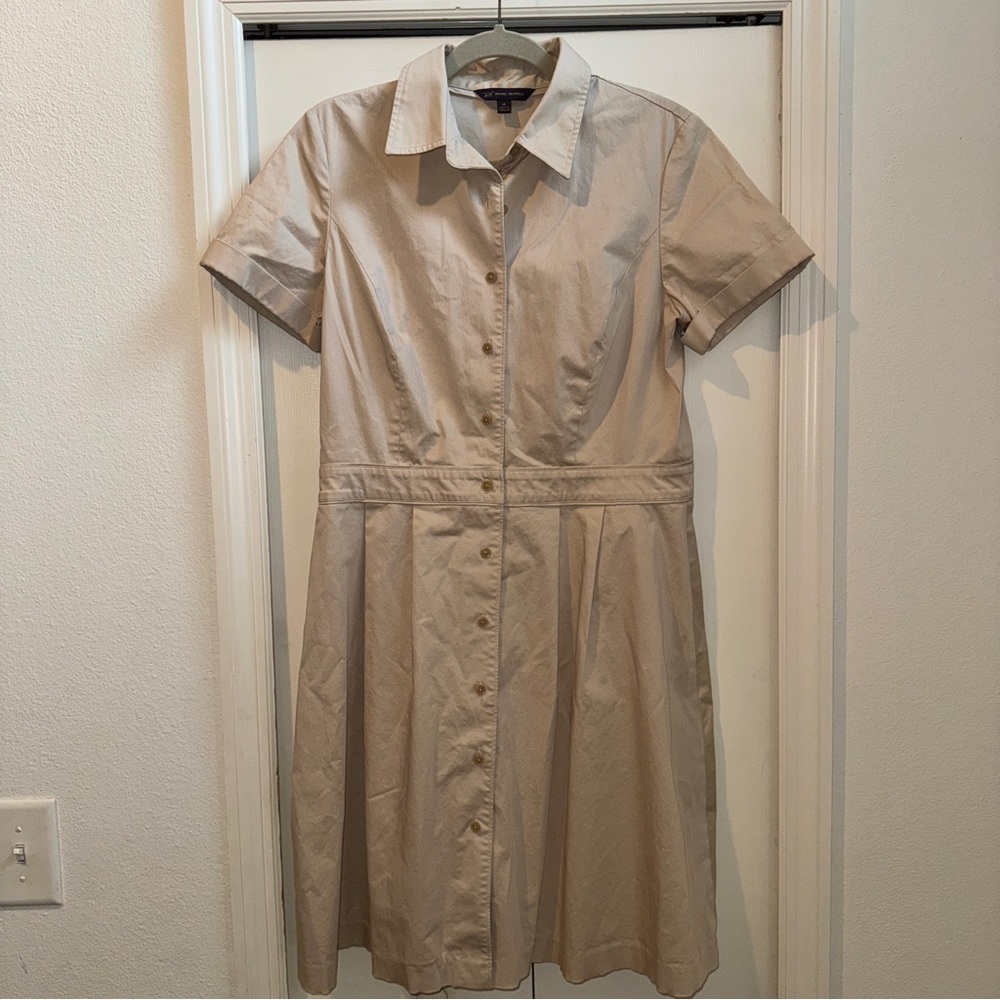 Brooks Brothers Tan Knee Length Dress
